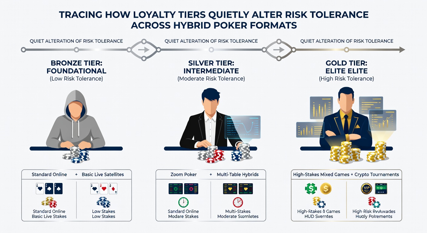 Analyse von Risikokurven in hybriden Pokerturnieren mit Loyalty-Einflüssen